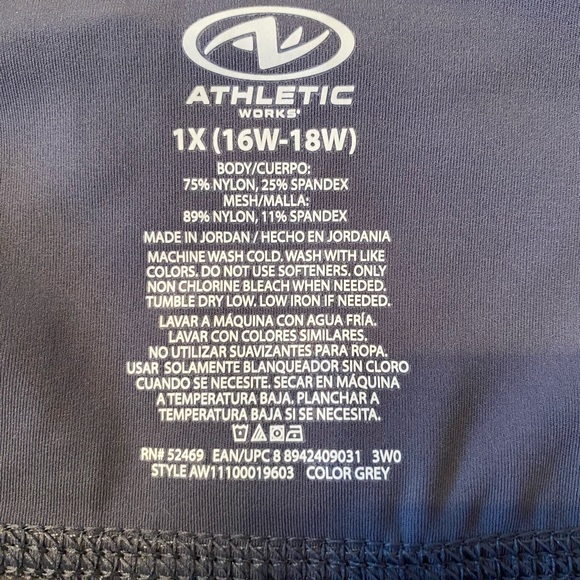 Athletic Works plus leggings 1x - Picture 12 of 12